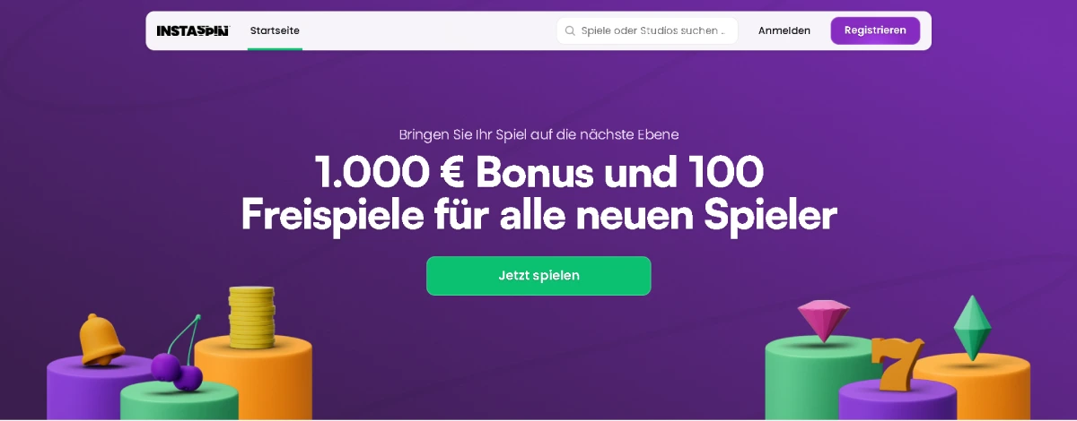 InstaSpin – Schnell, direkt & mobiloptimiert